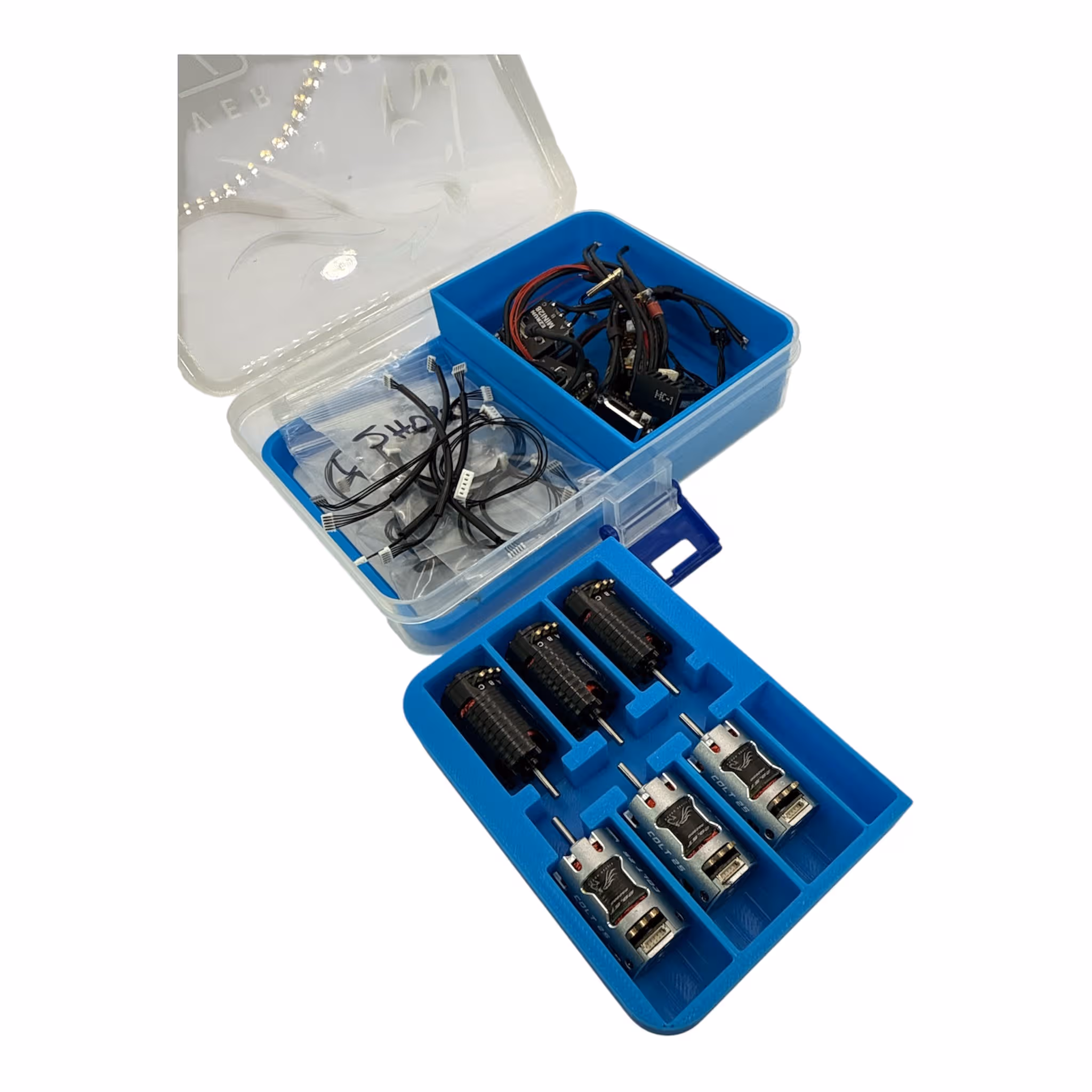 6 Motor Organizer and Storage Case
